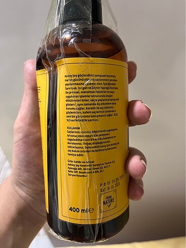 Diğer Ashley Joy Güçlendirici Şampuan 400 ml