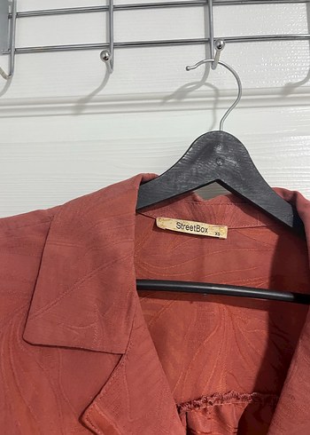 Kiremit rengi gömlek - Görsel 3