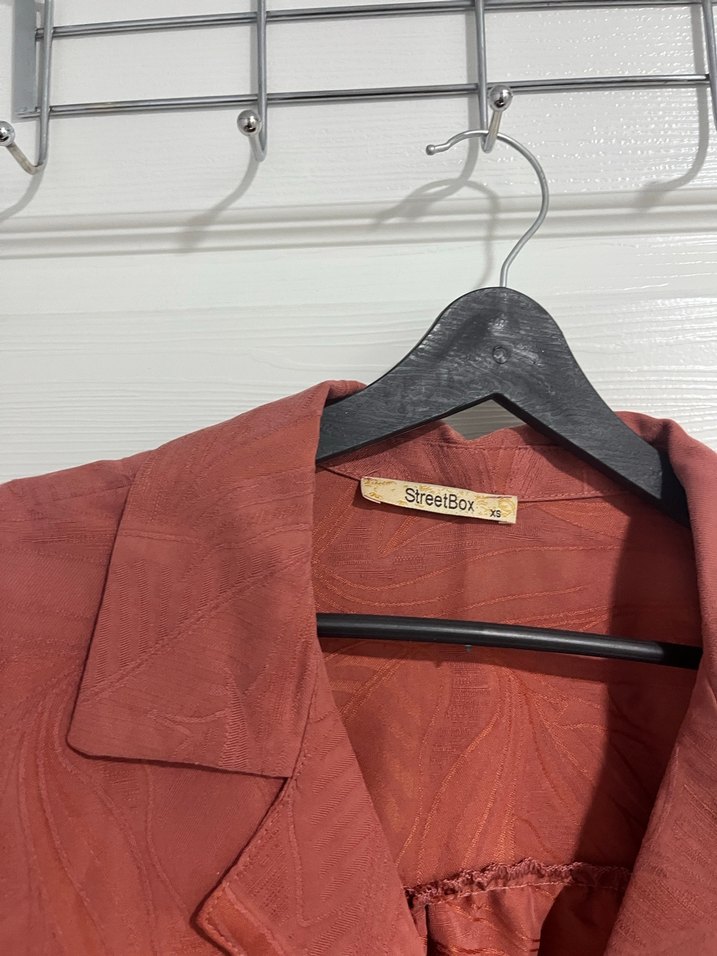 Kiremit rengi gömlek - Görsel 3