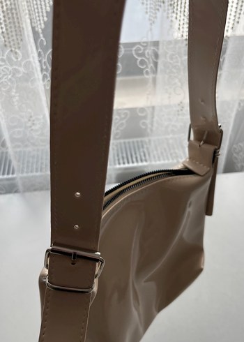 Bej Deri Minimalist Kadın Çanta - Görsel 2