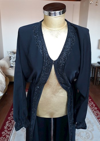 Siyah Nakışlı Uzun Kollu Kap 38 40 42 bedene uygun - Görsel 6