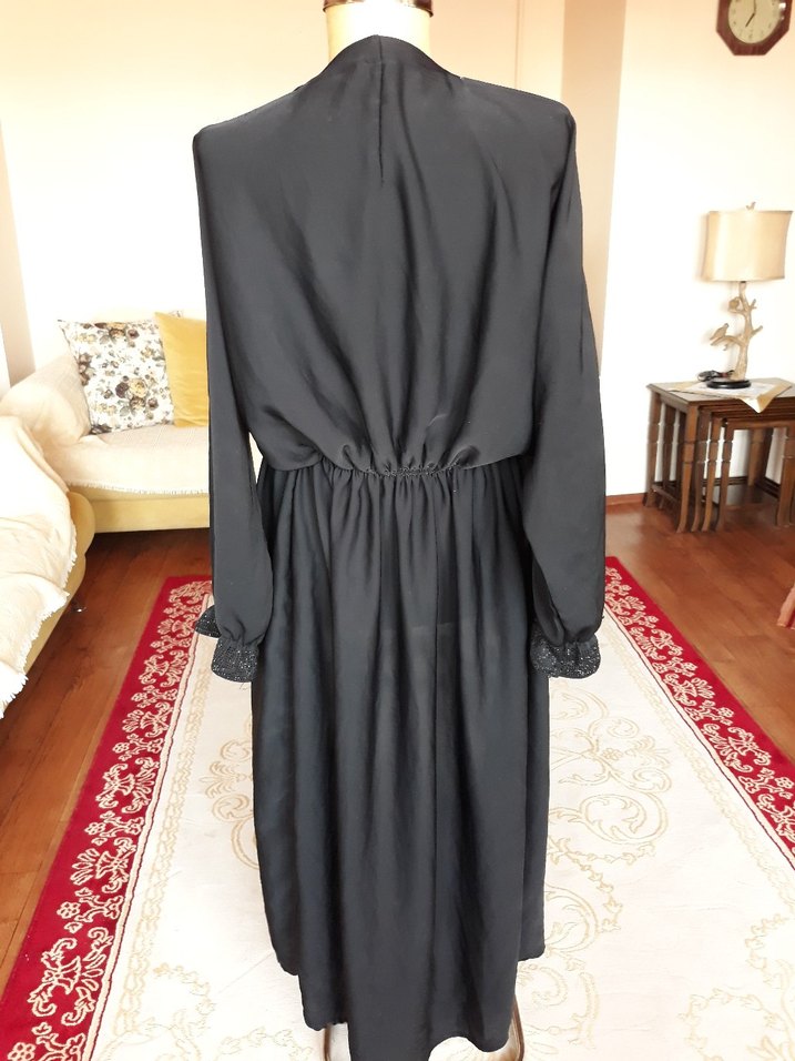 Siyah Nakışlı Uzun Kollu Kap 38 40 42 bedene uygun - Görsel 4