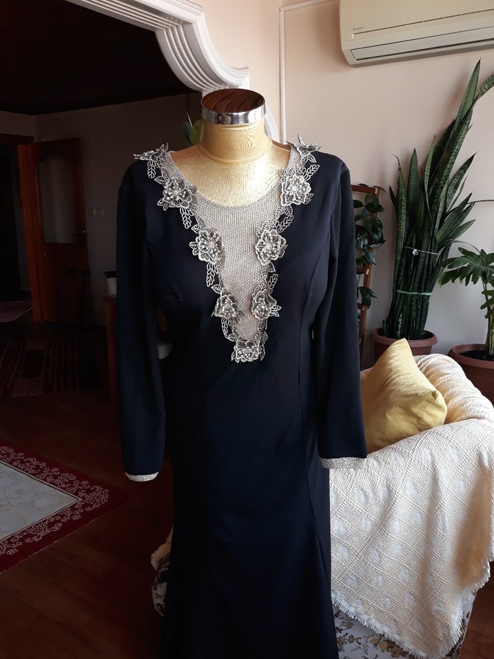 Uzun Kollu abiye yeni - Görsel 5