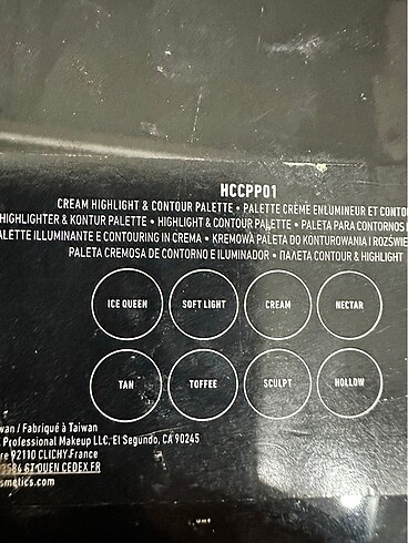  Beden NYX AYDINLATICI KONTÜR PALETİ