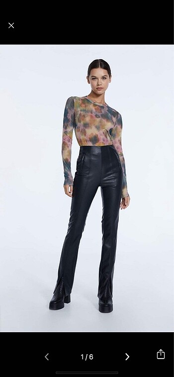 Stradivarius deri pantolon