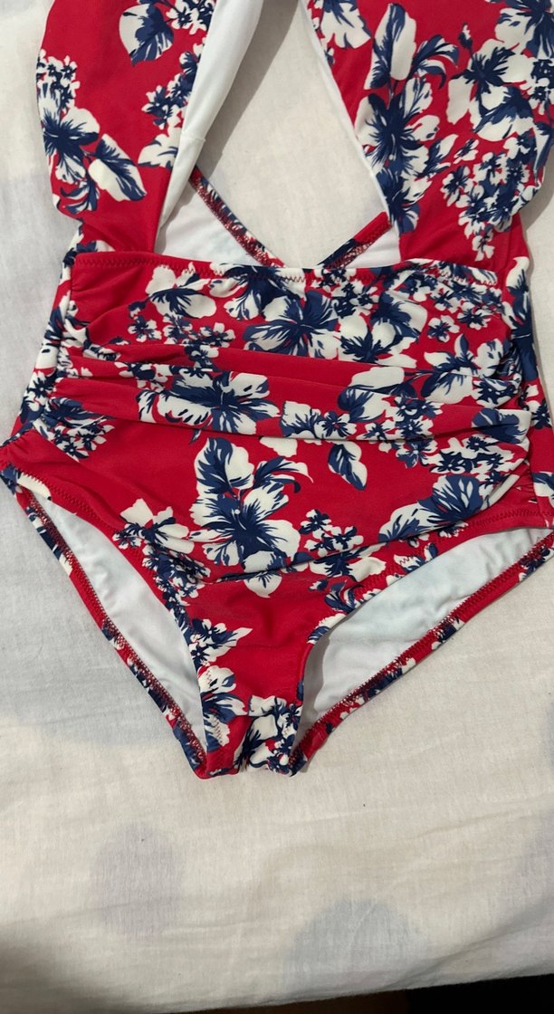 Kırmızı Desenli Mayo - Görsel 5