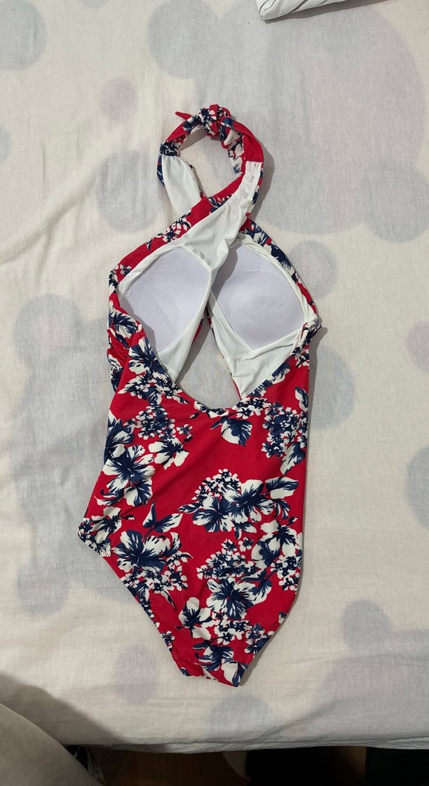 Kırmızı Desenli Mayo - Görsel 4