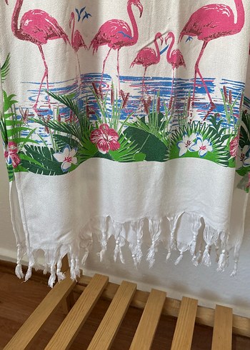 458- Beyaz Pareo - Görsel 2