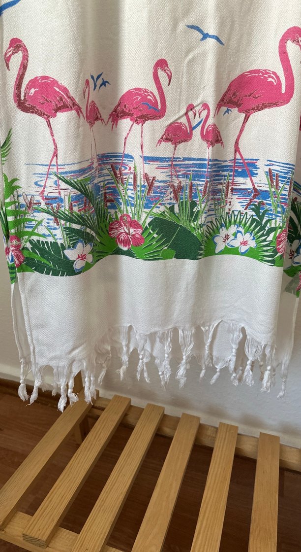 458- Beyaz Pareo - Görsel 2