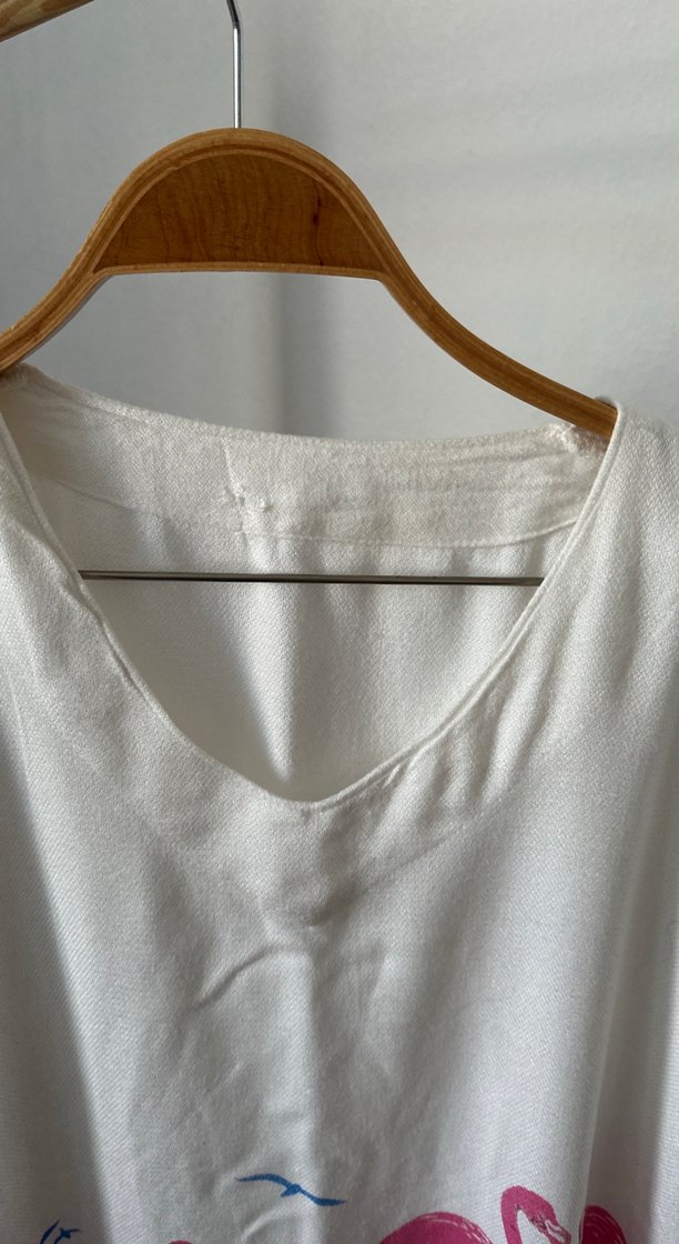 458- Beyaz Pareo - Görsel 5