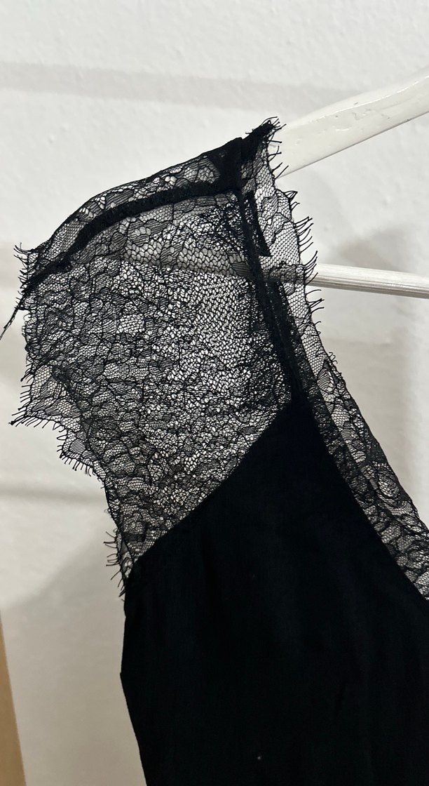 468- Siyah Short Tulum - Görsel 3