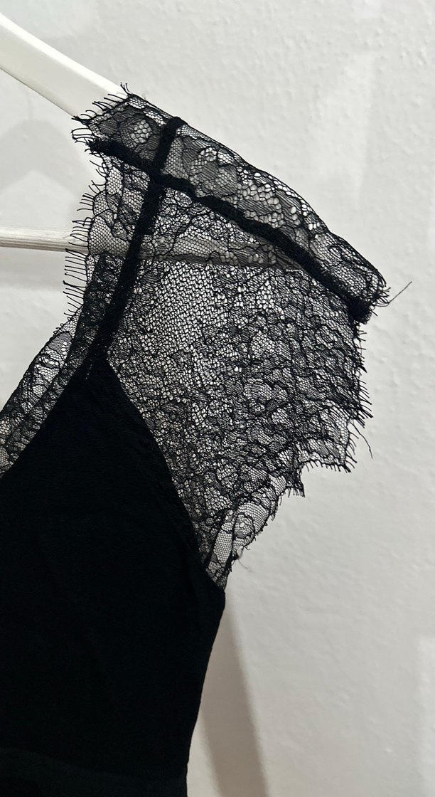 468- Siyah Short Tulum - Görsel 2