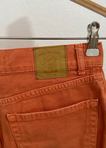 302- Turuncu Kadın Mini Şort - Görsel 6