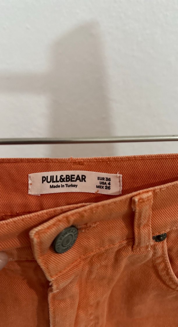 302- Turuncu Kadın Mini Şort - Görsel 4