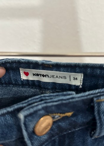 301- MİNİ KOT SHORT - Görsel 4