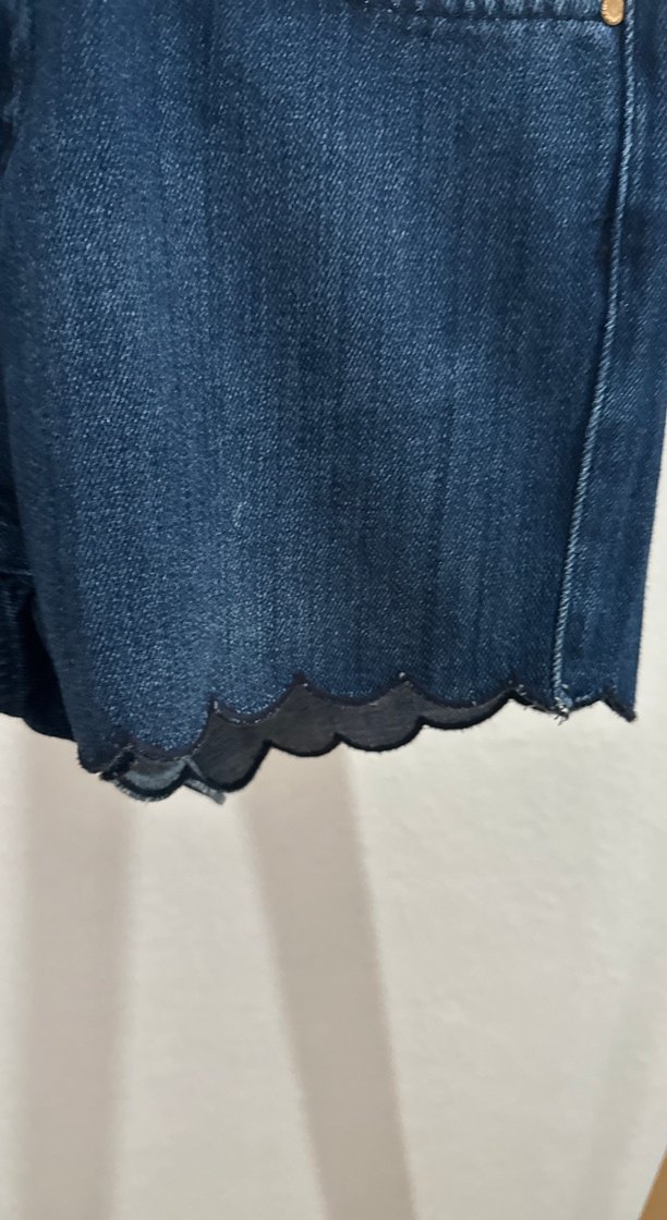 301- MİNİ KOT SHORT - Görsel 2