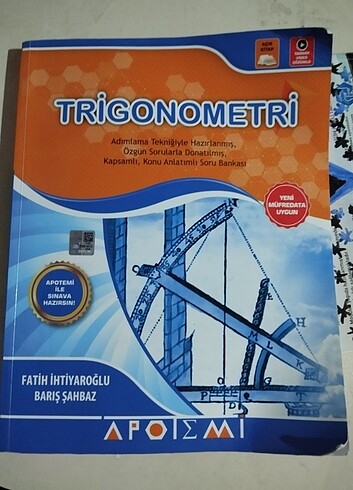 Apotemi yayınları trigonometri test ve konu anlatımlı