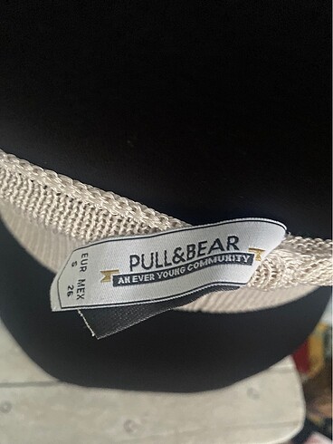 s Beden camel Renk #pullbear askılı bluz