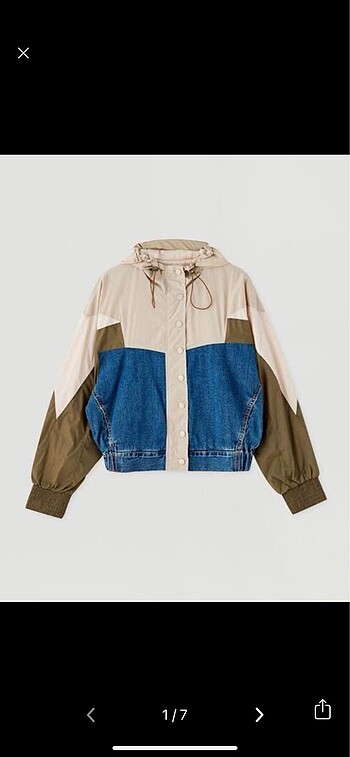 xs Beden #pull&bear tarz mont