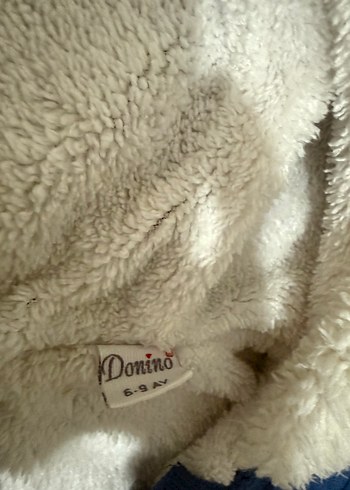 Mavi Örgü Bebek Tulumu Kapüşonlu - Görsel 4