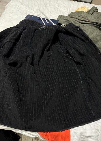 Siyah Kadın Ceket mont trençkot - Görsel 4