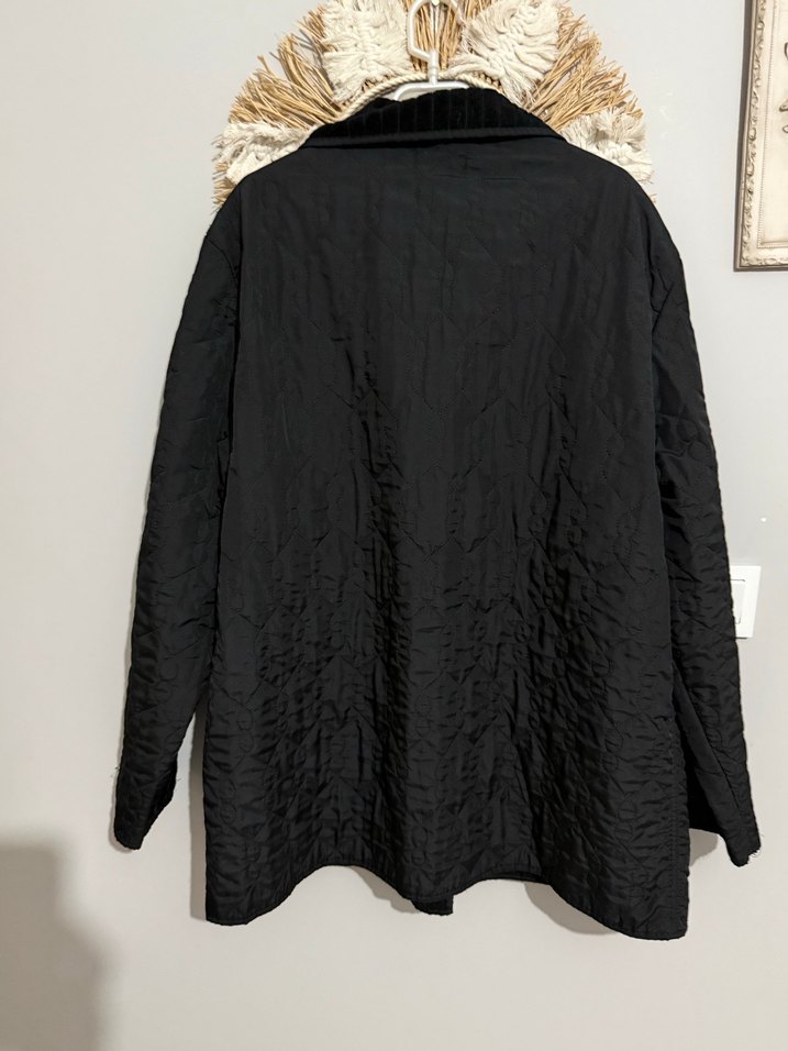 Siyah  Kadın Ceket mont trençkot - Görsel 2