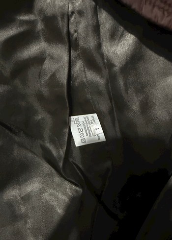 Düğmeli Kahverengi ceket mont trençkot - Görsel 4