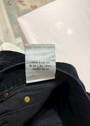 Düğmeli Siyah Denim Erkek Pantolon - Görsel 7