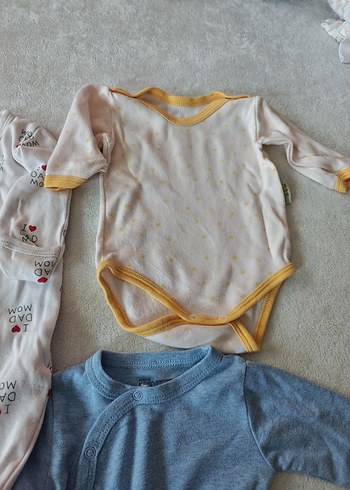 Uzun Kollu Beyaz Bebek Body - Görsel 4