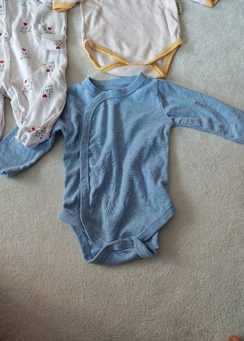 Uzun Kollu Beyaz Bebek Body - Görsel 2