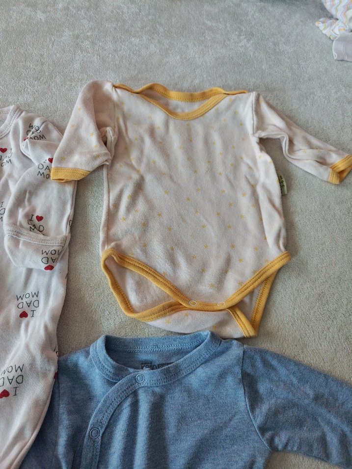 Uzun Kollu Beyaz Bebek Body - Görsel 4