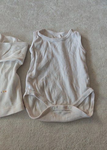 Uzun Kollu Beyaz Bebek Body - Görsel 3