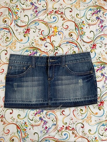 Mango Jeans Maxi Mini Etek