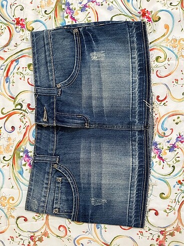 Mango Mango Jeans Maxi Mini Etek