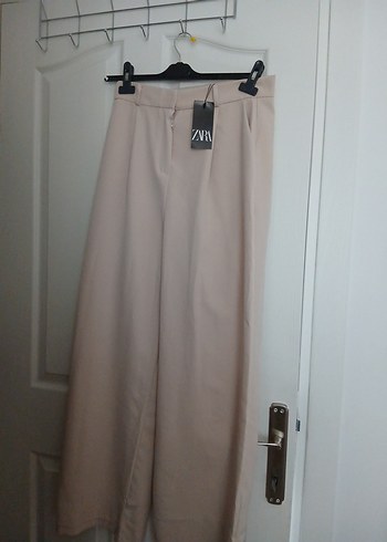 Zara Bej Salaş Kadın Kumaş Pantolon