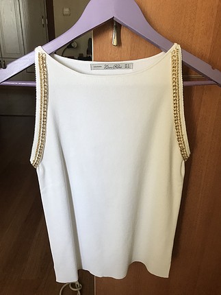 Zara zara askılı bluz