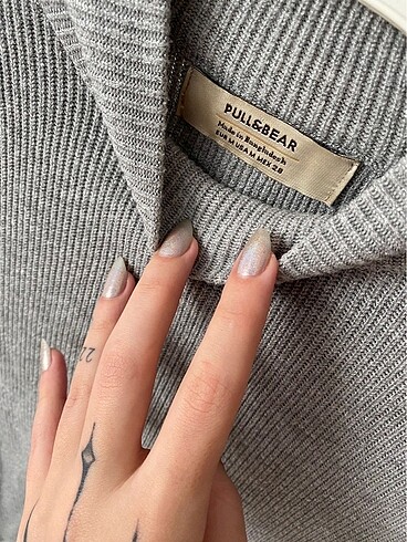 s Beden gri Renk Pull&bear gri triko