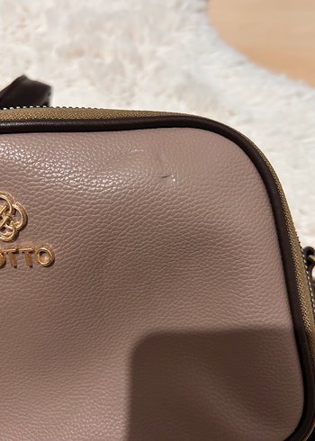 Bej Deri Kadın Çanta - MOTTÖ - Görsel 4