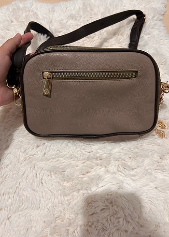 Bej Deri Kadın Çanta - MOTTÖ - Görsel 2