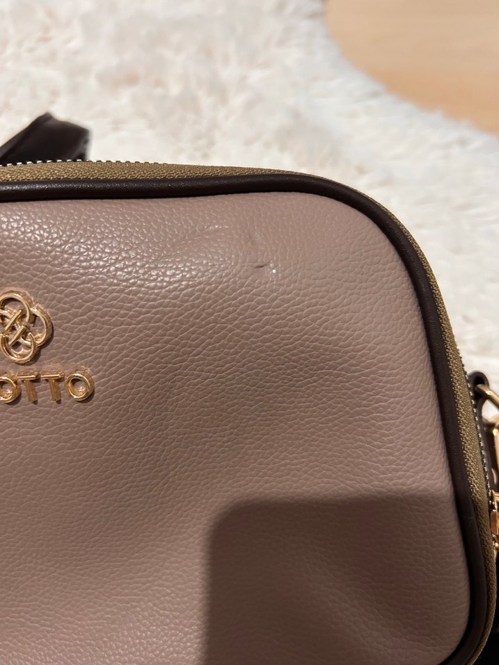 Bej Deri Kadın Çanta - MOTTÖ - Görsel 4