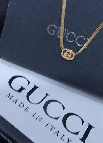 Gucci Gucci kolye ambalajında etiketli sıfır 