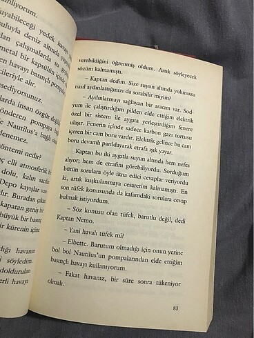  Beden Renk jules verne- Denizle altında yirmi bin fersah