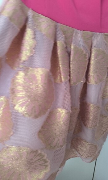 Fuşya elbise - Görsel 3