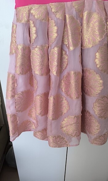 Fuşya elbise - Görsel 5