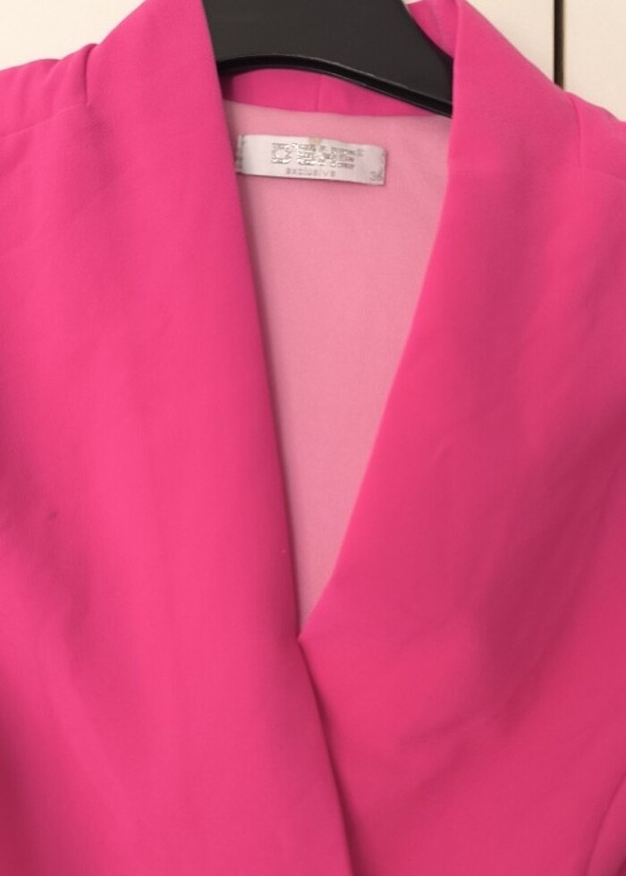 Fuşya elbise - Görsel 2