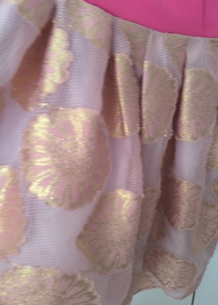 Fuşya elbise - Görsel 3