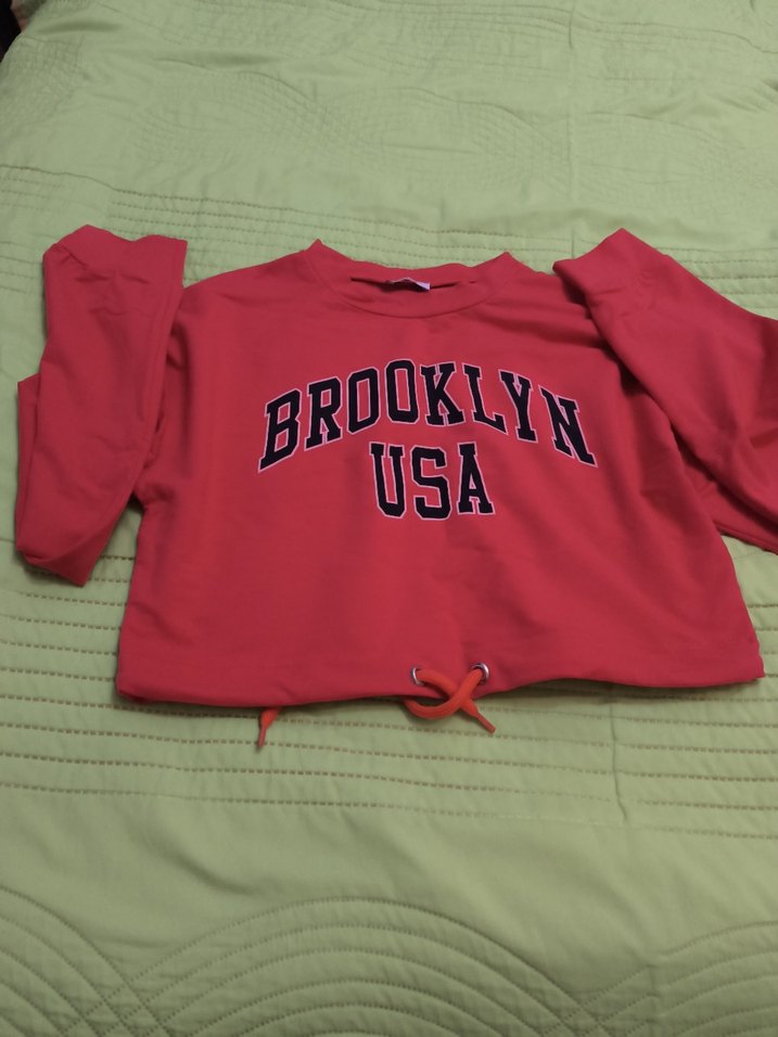 Mavi Batik Desenli Kadın Sweatshirt - Görsel 5