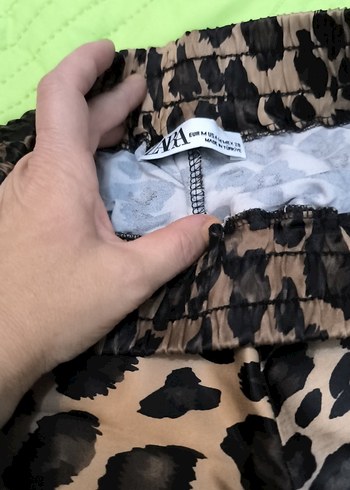 Kadın Leopar Desenli Mini Rahat şort - Görsel 6