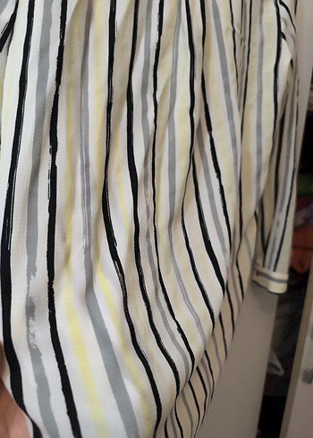 sarı çizgili gömlek - Görsel 3