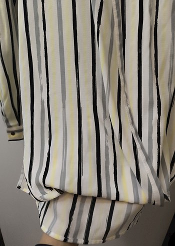 sarı çizgili gömlek - Görsel 2